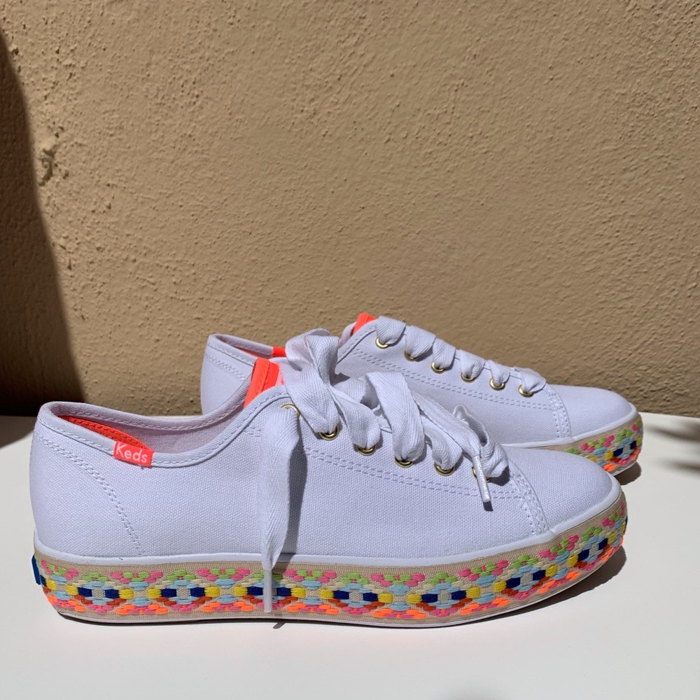 ‼️SOLD ‼️☀️KEDS Triple Kick RARE in white, NWT